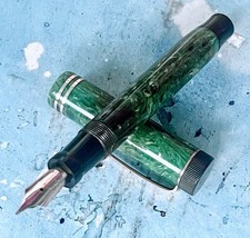 Parker Duofold JR Streamline 14 K Fine Nib 1930’S USA Full Restored