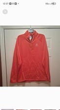 Men's Bright Orange Odlo 1/4