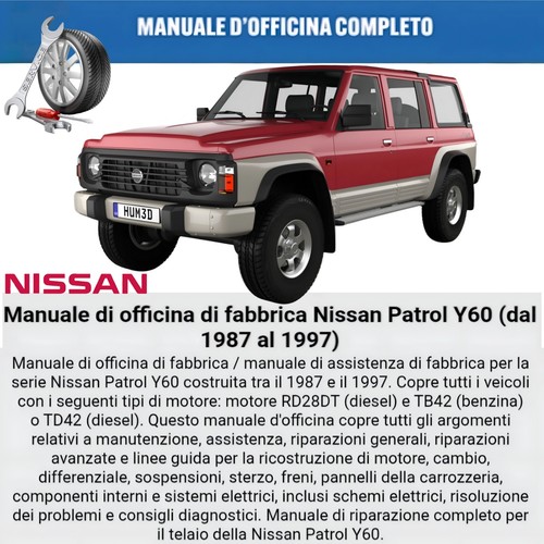 Manuale officina nissan patrol - officina,