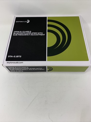 Dayton audio dta 1bt2 - audio, dta-2.1bt2