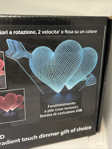 Lampada led cambia colore - 3d,