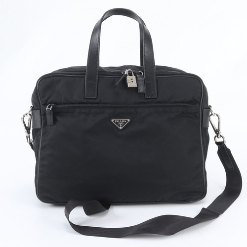 Prada borsa business tessuto - prada,