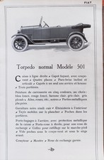 1922 CATALOGUE BROCHURE FIAT
