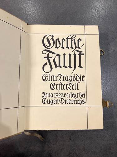 1922 goethe faust german - 1922,