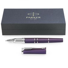 Penna Parker Ingenuity Slim - 5th Technology - pennino medio - canna blu viola