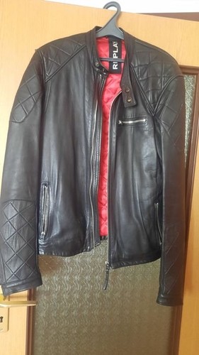 Giacca pelle uomo replay - di,