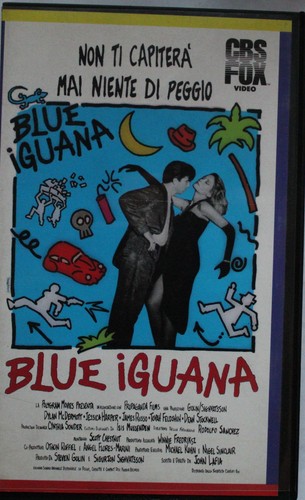 Blue iguana con james - iguana,