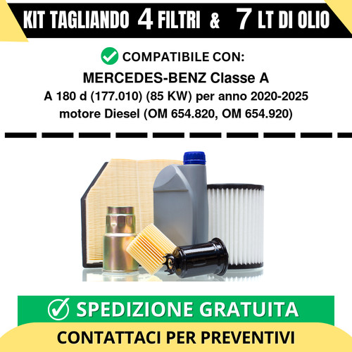 Tagliando per mercedes benz - per, mercedes-benz