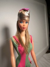 Barbie Standard Vintage #1190 Bruna - Pulito, restaurato, costume da bagno originale