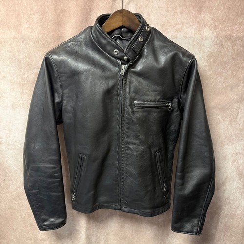Schott giacca pelle nera - schott,