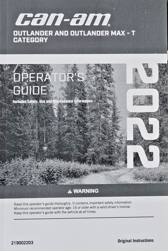 Operator guide manuale - operator's,