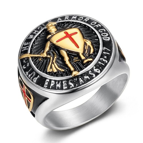 Anello cavalieri templari - cavalieri,