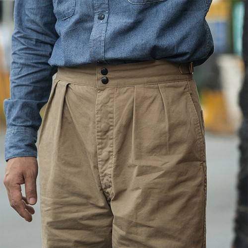 Pantaloni gurhka cotone retrò