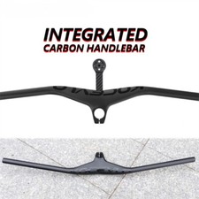 Manubrio in fibra di carbonio 28,6 mm mountain bike frangivento integrato dritto 