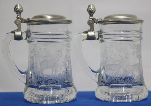 Set bicchieri vintage incisi - 2,