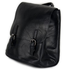 Zainetto nero ragazza moda passeggio zaino vintage piccolo donna lavoro ufficio