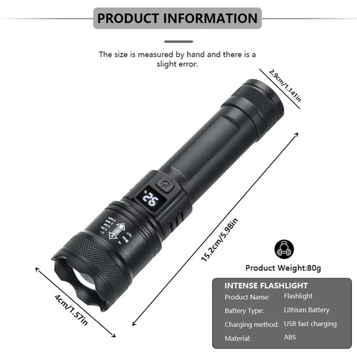 Torcia led alta - ad, potenza