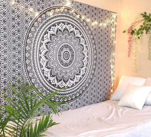 Parete mandala ombre arazzo - parete,