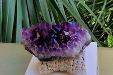 ► DRUSA  AMETISTA  CM. 6.36 x 3.55 x 3.07 URUGUAY AMETHYST   AAAA+ ◄
