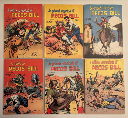 Pecos bill raccolta alpe 6 - alpe, 1-6
