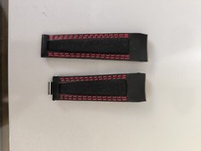 Cinturino in pelle/cordura compatibile anche con orologi Rolex GMT/OYSTER 