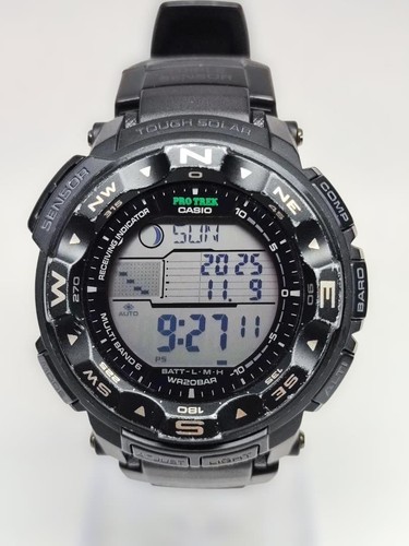 Orologio solare casio pro - solare, trek
