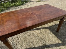 Tavolo Antico Allungabile Intarsiato Noce Palladiana 