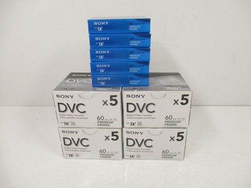 Lot sony mini dv premium - lot, of
