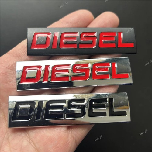 Adesivo logo diesel metallo - , 3d
