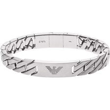 EMPORIO ARMANI  EAGLE LOGO  BRACCIALE  UOMO    EGS2435040   NUOVO