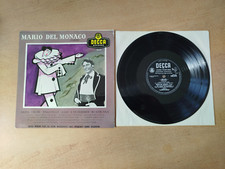 Disco LP 33 Giri 10" Mario Del Monaco Arias Pagliacci Cavalleria Rusticana CDG3