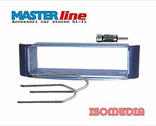 MASCHERINA RADIO UN DIN PER SMART FORTWO FINO A 2007. CHIAVETTE  E SPINOTTO. BLU