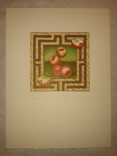 Litografia firmata con - firmata,