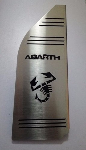 Pedana poggiapiede abarth - pedana,