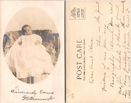 Cartolina vera rppc bambino - cartolina,