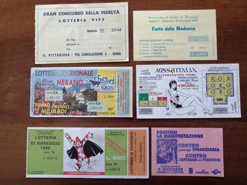 Lotto biglietti - 6,