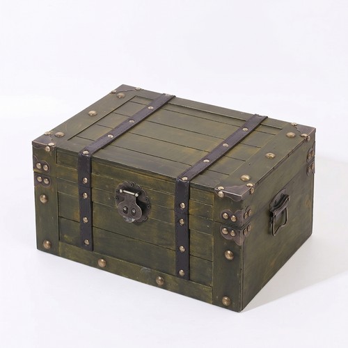 Baule vintage legno - baule, in