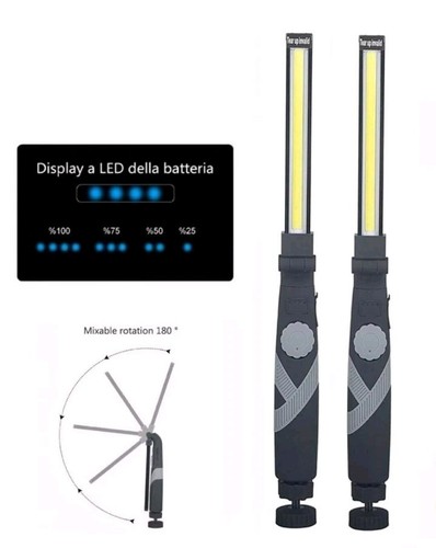 2xpezzi torcia lampada - torcia,
