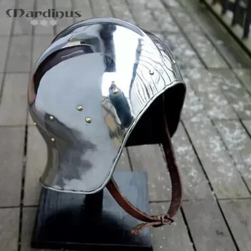 Medieval steel armor helmet - armor,