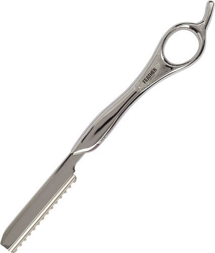 Rasoio feather argento - rasoio,