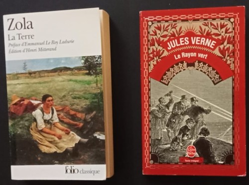 Coppia libri francesi zola - zola, la