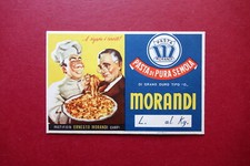 Cartoncino Pubblicità Pastificio Ernesto Morandi Carpi Pasta Grafica Anni '50