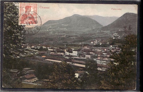 Cartolina chiasso panorama - chiasso,