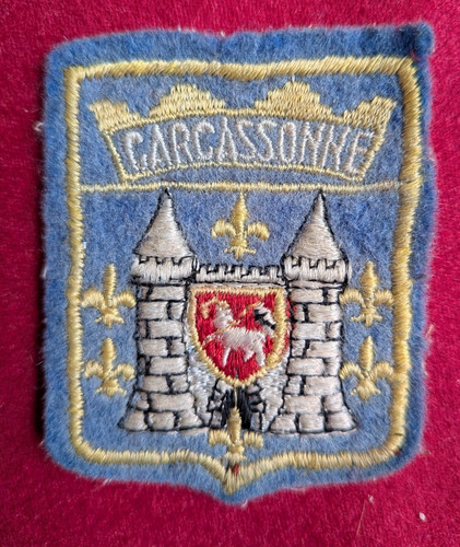 Ecusson brodé carcassone - ecusson,