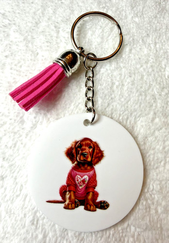 Portachiavi cucciolo setter
