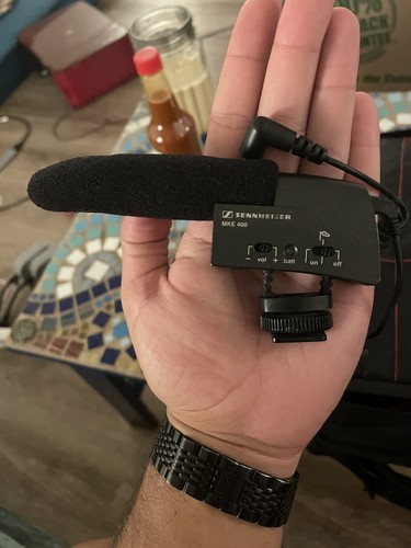 Sennheiser mke 400 microfono - mke,