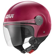 Casco Jet Givi 10.7 EVO SOLID COLOR Bordeaux