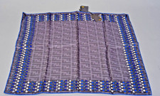 Sciarpa di seta foulard blu