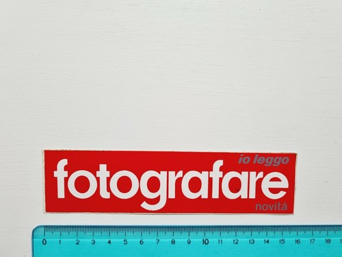 Adesivo rivista fotografare - adesivo,