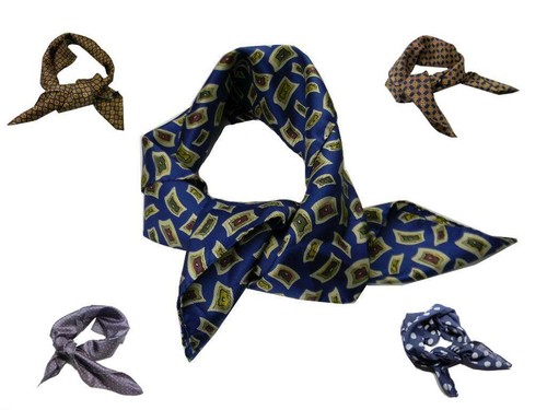 Foulard uomo seta - foulard, stampata